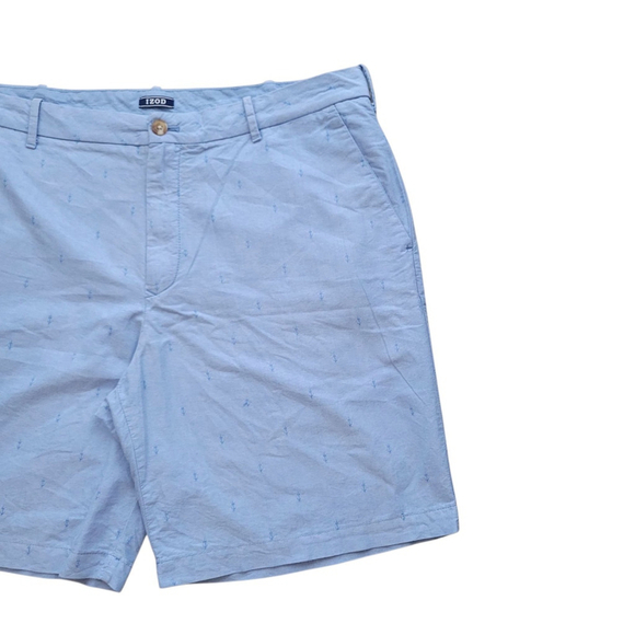 IZOD Men's Cotton Shorts Size 38 Inseam 10" Excellent Condition - Picture 3 of 7